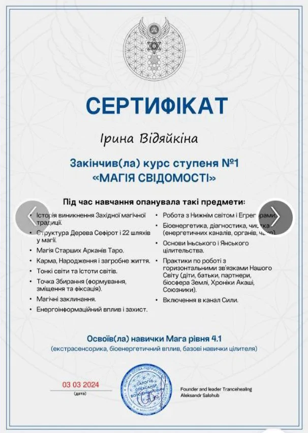 Курси Олександра Салогуба