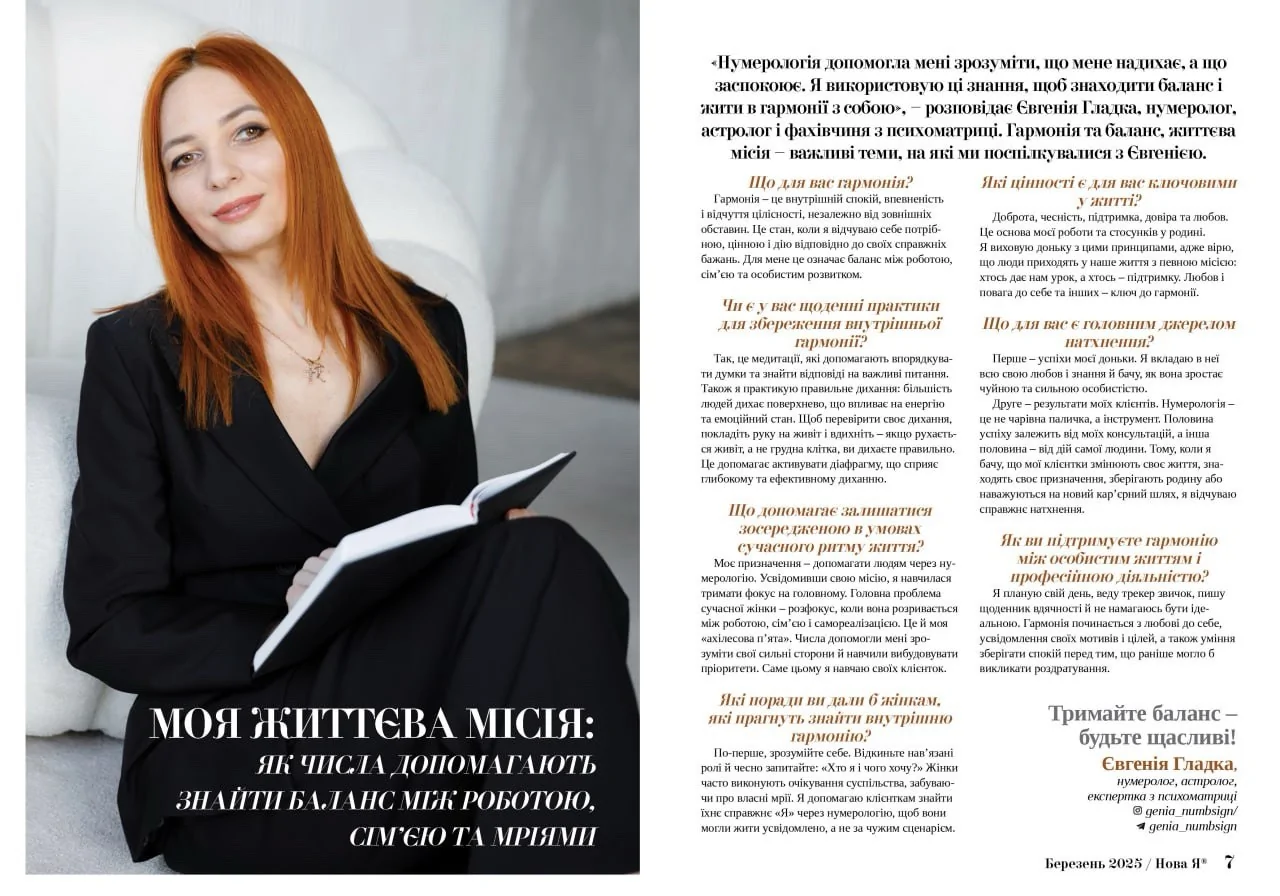 Журнал 'Нова Я'